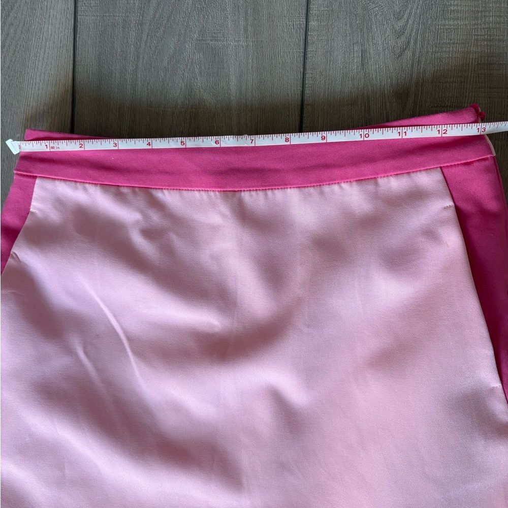 English Factory Pink ColorBlock High Rise Skort - Picture 9 of 11